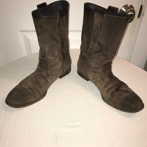 To Boot New York Brown Suede leather Urban Boots